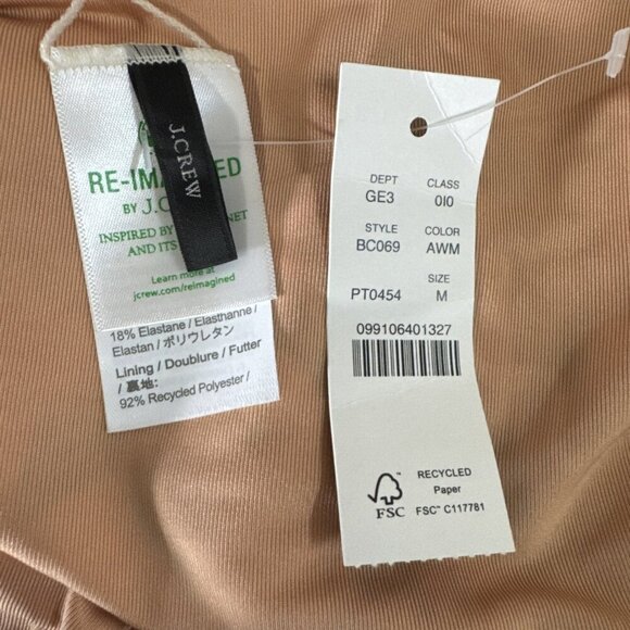 J.Crew Women's M High Leg High Waist Swim Bottom Vintage Pink Floral NWT - Picture 7 of 13